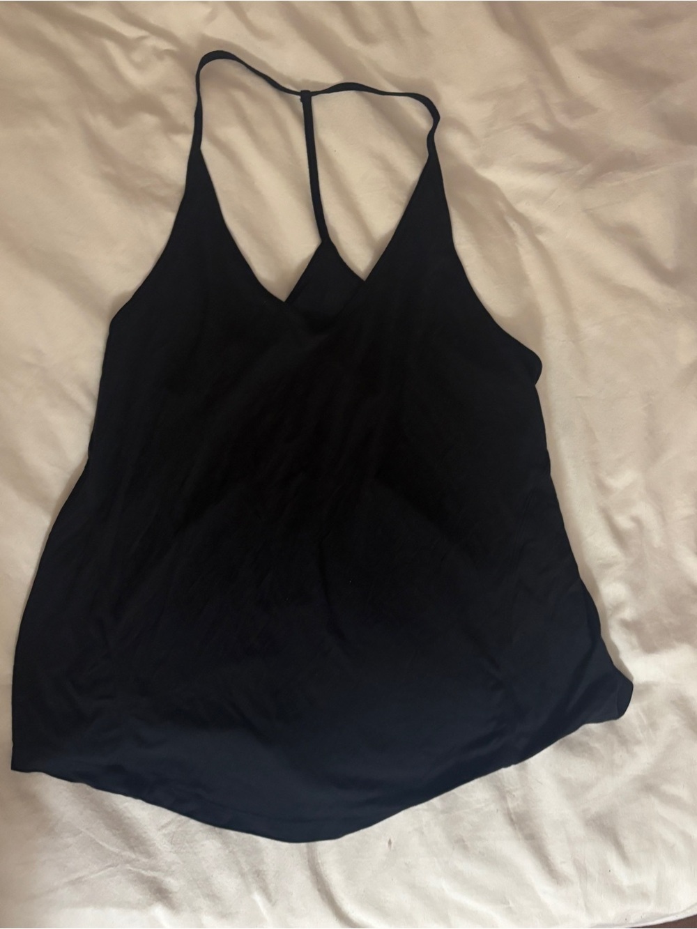 lululemon athletica Black V-Neck Strappy Camisole